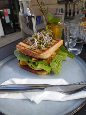 Kimchi Sandwich at Café Morgal in Brno