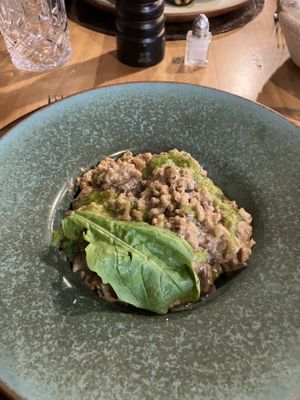 Mushroom risotto  at La Zaina in El Calafate