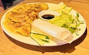 Vietnamese pancake (vegan)  at Wanderlust Hoi An in Hoi An
