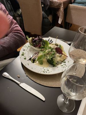 Traditional German seasonal meal  at Petersilchen in Xanten