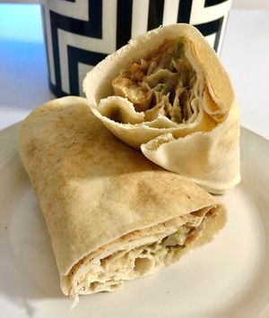 Foul sandwich  at Falafel Alaseel in Dubai