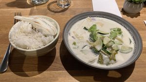 Another green curry two days later  at Asian House in Tromsoe