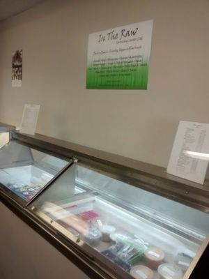 In the raw has tons of their products there! at Natures Cove in Halifax