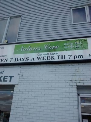 Sign at Natures Cove in Halifax