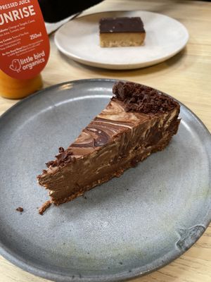 Chocolate cheesecake!  at Little Bird Kitchen in Auckland