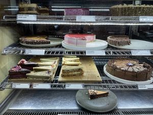 Hard to pick a cheesecake- the berry cheesecake looks wonderful!!  at Little Bird Kitchen in Auckland