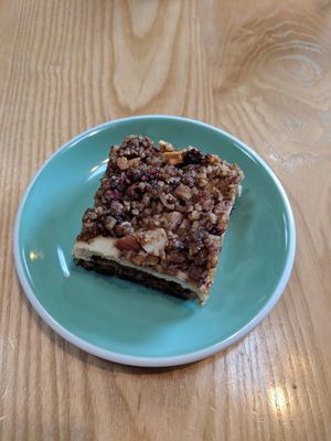 Raw apple cobbler at Little Bird Kitchen in Auckland