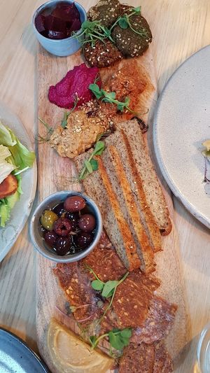 Dinner menu: Mezze plater at Little Bird Kitchen in Auckland