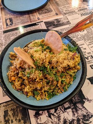 Bombay bhel puri at Mirchi - Indian Street Food in Winter Garden