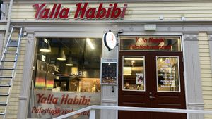 Storefront   at Yalla Habibi in Tromsoe