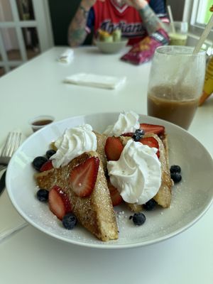 French toastt  at VGarden Caffé in Luquillo