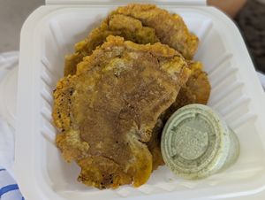 Tostones at VGarden Caffé in Luquillo