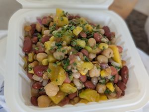 The most delicious beans ever at VGarden Caffé in Luquillo