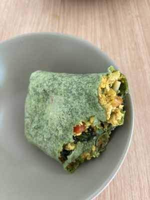 Tofu scramble burrito   at VGarden Caffé in Luquillo