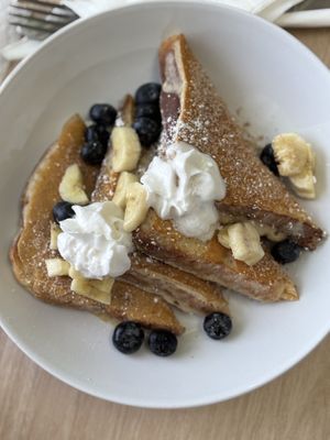 French toastt  at VGarden Caffé in Luquillo