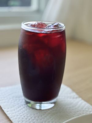 Hibiscus (really fresh)  at VGarden Caffé in Luquillo