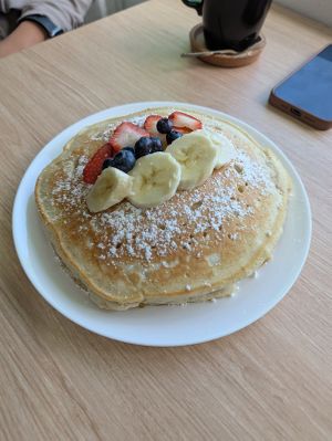 Pancakes  at VGarden Caffé in Luquillo