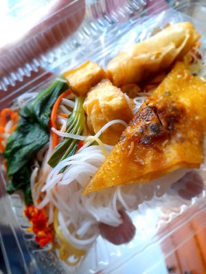 My take away vegan food at Nhà Mình in Ho Chi Minh City