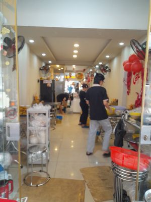 Looking in at Nhà Mình in Ho Chi Minh City