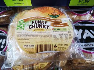 A few vegan pies/pasties including this one at Mandurah WholeLife Pharmacy & Healthfoods in Greenfields