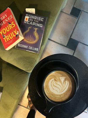 Caramel latte   at Witness Coffee Roasters in Eureka