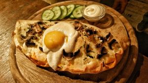 . at Green Shack in Tel Aviv