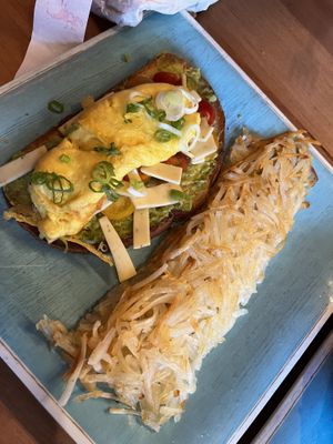 Vegan avo  at Flame at Bloom in Normal