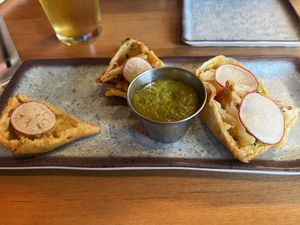 Samosa   at Flame at Bloom in Normal