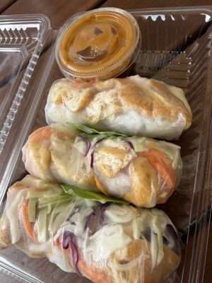 Summer rolls  at Miss Saigon in Christchurch