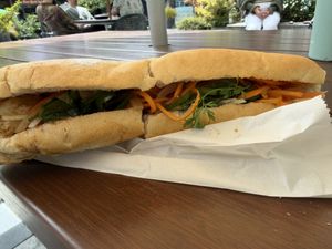 Large bahn mi   at Miss Saigon in Christchurch