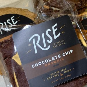 Chocolate Chip Brownie from Rise Authentic Baking Company in Grand Rapids at MI Boba in Kalamazoo