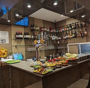 Bar at Anandha Bhavan in North West London