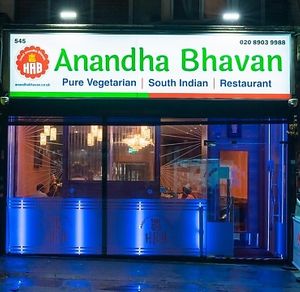  at Anandha Bhavan in North West London