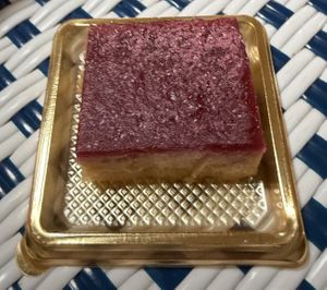 lemon raspberry cheesecake!  at La Vie French Café in Saint Charles