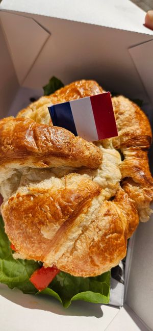 Veggie Croissant at La Vie French Café in Saint Charles
