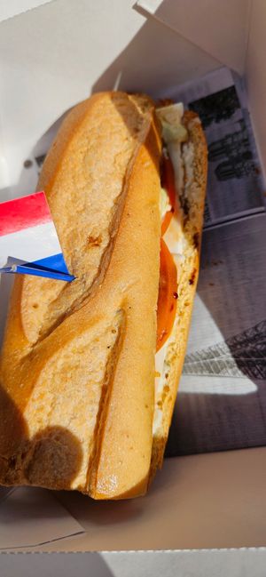 Caprese on Gluten-free Baguette at La Vie French Café in Saint Charles