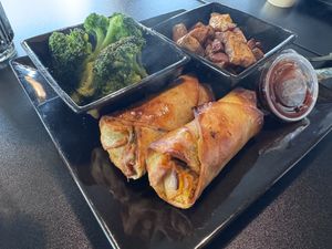 Soul Rolls with broccoli & potatoes   at UnbelieVegan in Fairburn