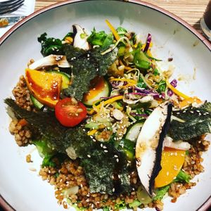 Cuscus with vegetables at Bio Solo Organico in Buenos Aires