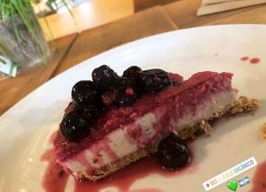 Cheesecake  at Bio Solo Organico in Buenos Aires