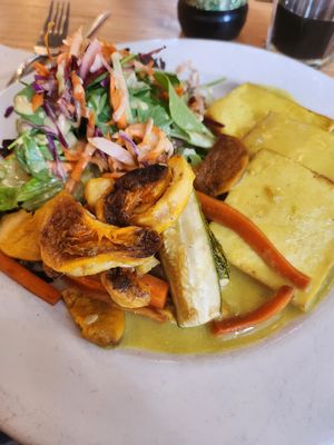 Tofu a la mostaza at Bio Solo Organico in Buenos Aires