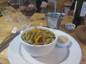 Setain curry  at Bio Solo Organico in Buenos Aires