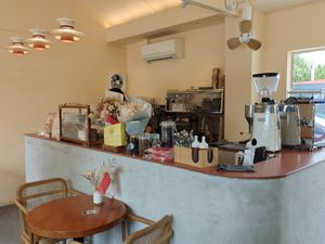 Cafe interior at MOD CAFE in East Singapore