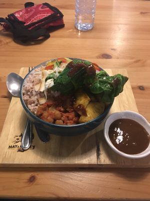 Bbq buddha bowl was amazing, thankyou! at May and Mark Restaurant in Krabi