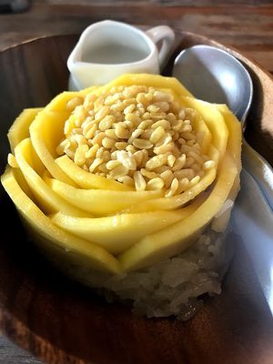 Mango Sticky Rice at May and Mark Restaurant in Krabi