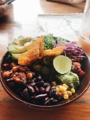 mexican bowl!! super yummy at May and Mark Restaurant in Krabi