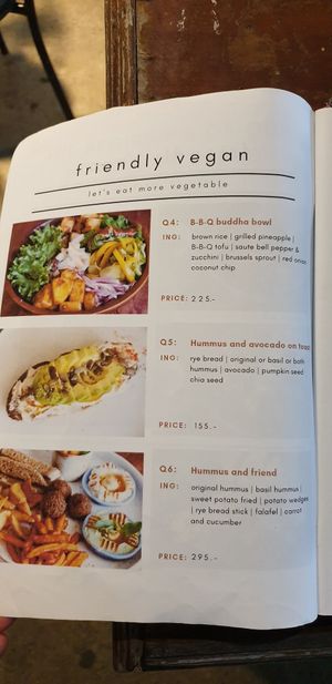 Breakfast menu page 2 at May and Mark Restaurant in Krabi