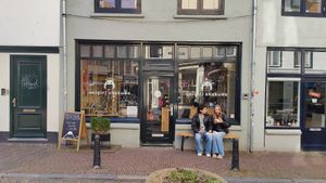 Storefront at Onigiri Shokudo in Utrecht