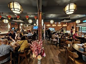 Restaurant interior at WahKee Dim Sum in Ipoh