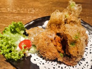 Yam puff highly recommend at WahKee Dim Sum in Ipoh