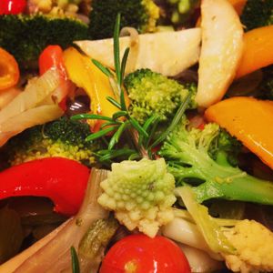 VEGGIEZ_Groenten van de dag - veggies of the day at Lazagne in Amsterdam